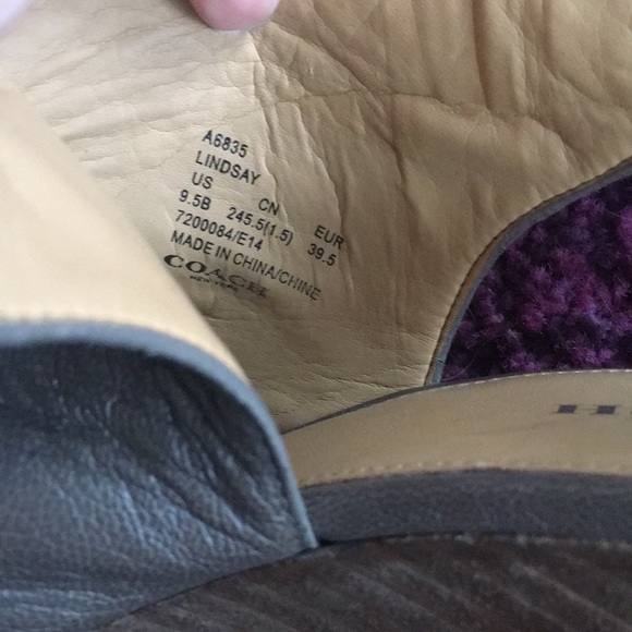 Coach Peep Toe Wedges - Picture 7 of 7